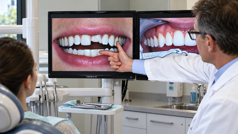 Digital comparison of two smiles