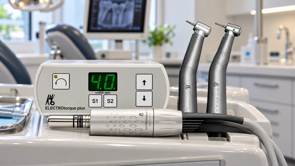 Electric dental handpiece control unit
