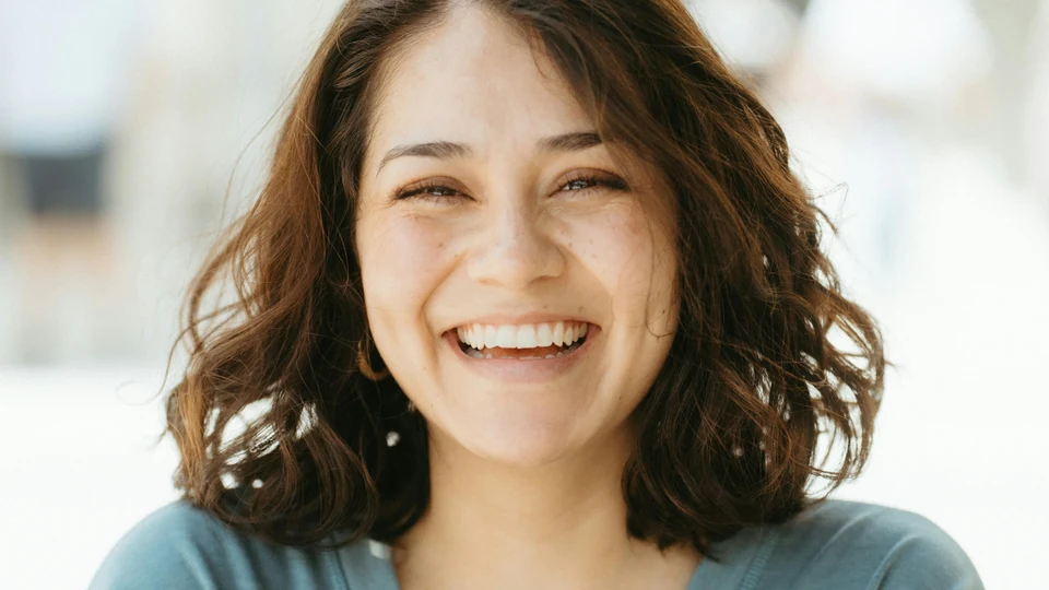 Patient smiling