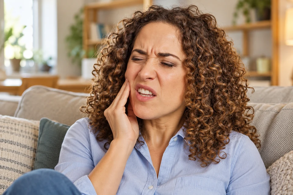 Patient with dental pain