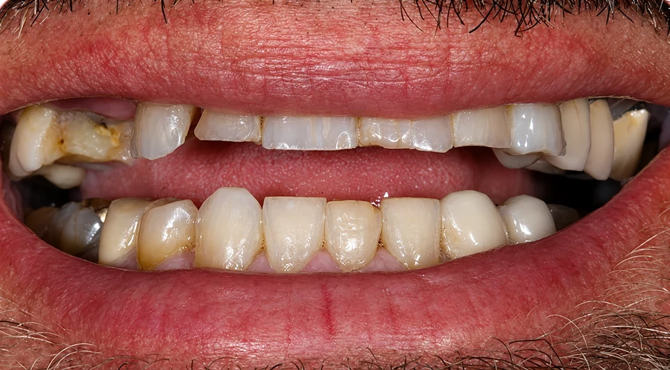 Before Full mouth reconstruction