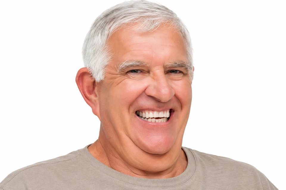Happy patient celebrating