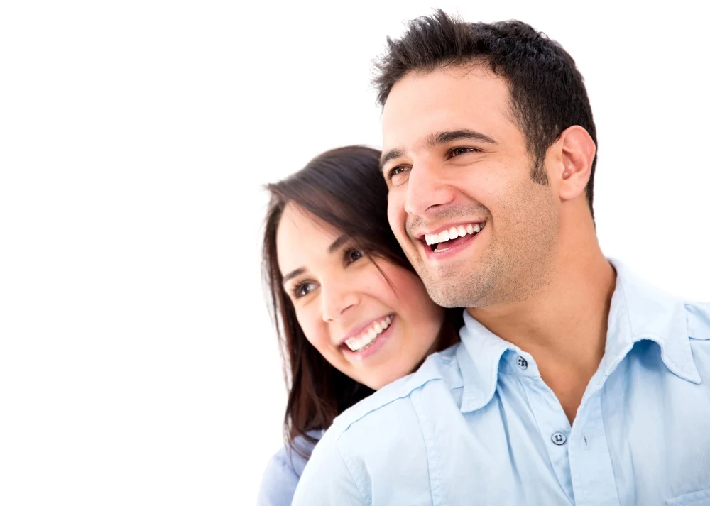 Smiling couple