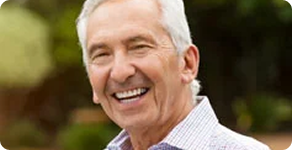 Patient smiling after restorative dental care