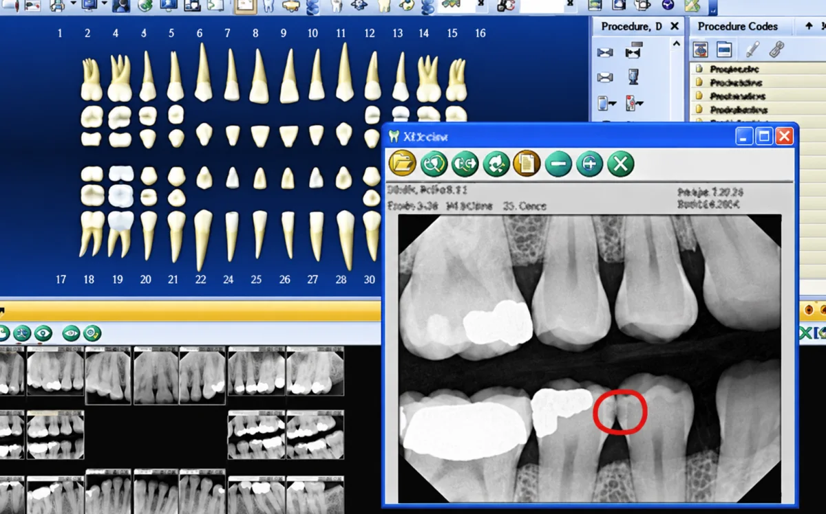 Digital dental X-ray imaging software